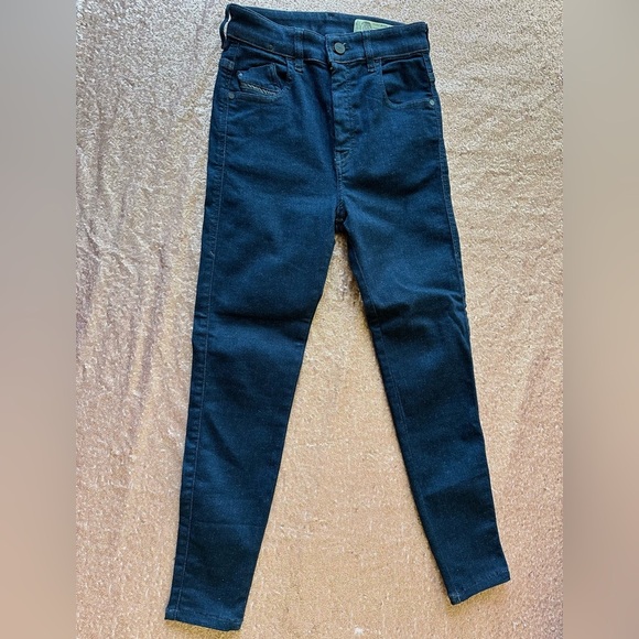 Diesel Slandy Women's Super Slim Skinny Jeans Medium Wash Denim Sz 25. Authentic - Picture 7 of 9